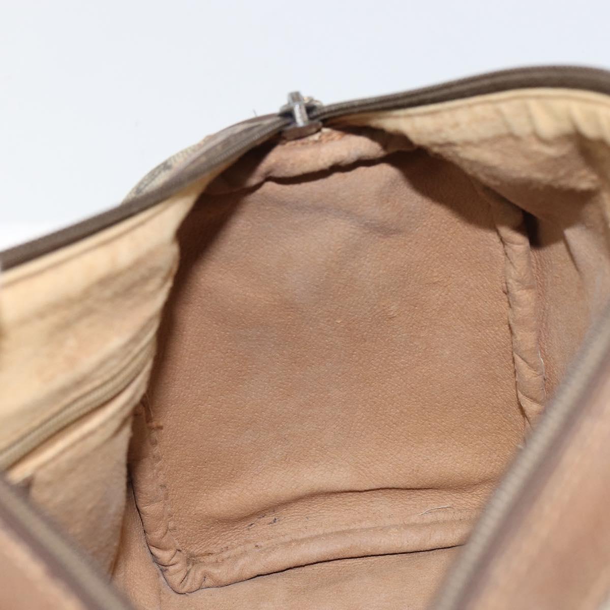 GG Supreme Sherry Line Hand Bag PVC Beige Gold