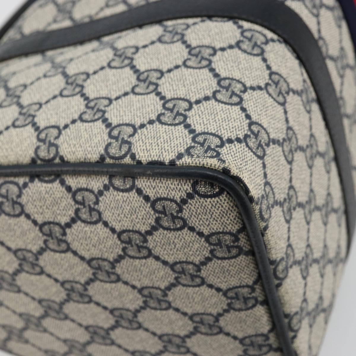 GG Supreme Sherry Line Handtasche aus PVC in Navy und Gold