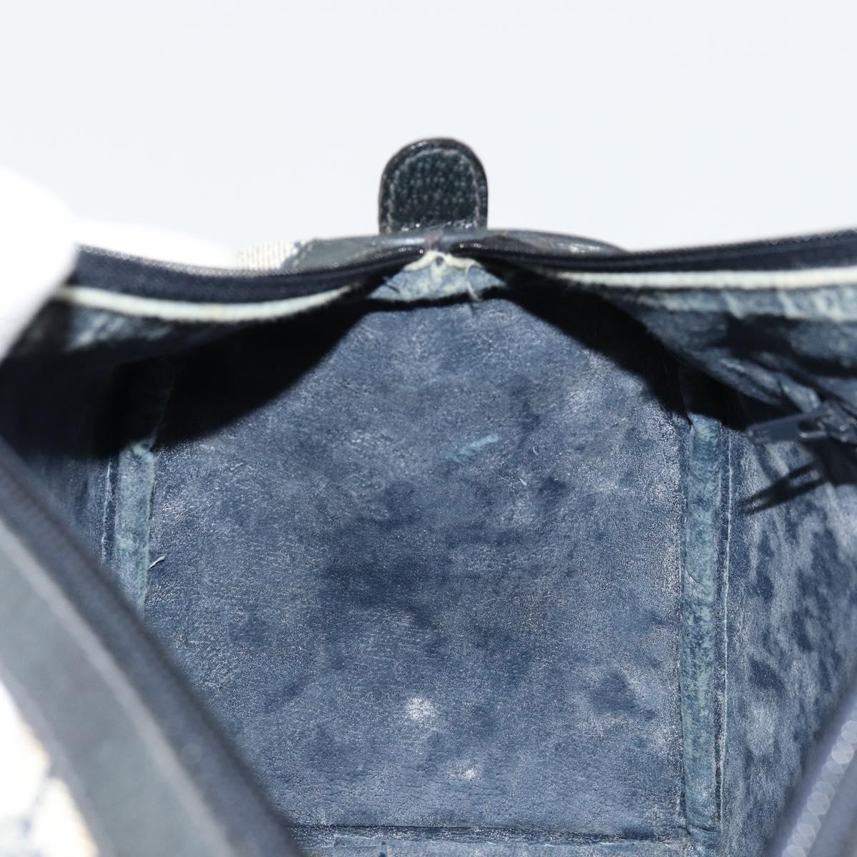 GG Supreme Sherry Line Handtasche aus PVC in Navy und Gold