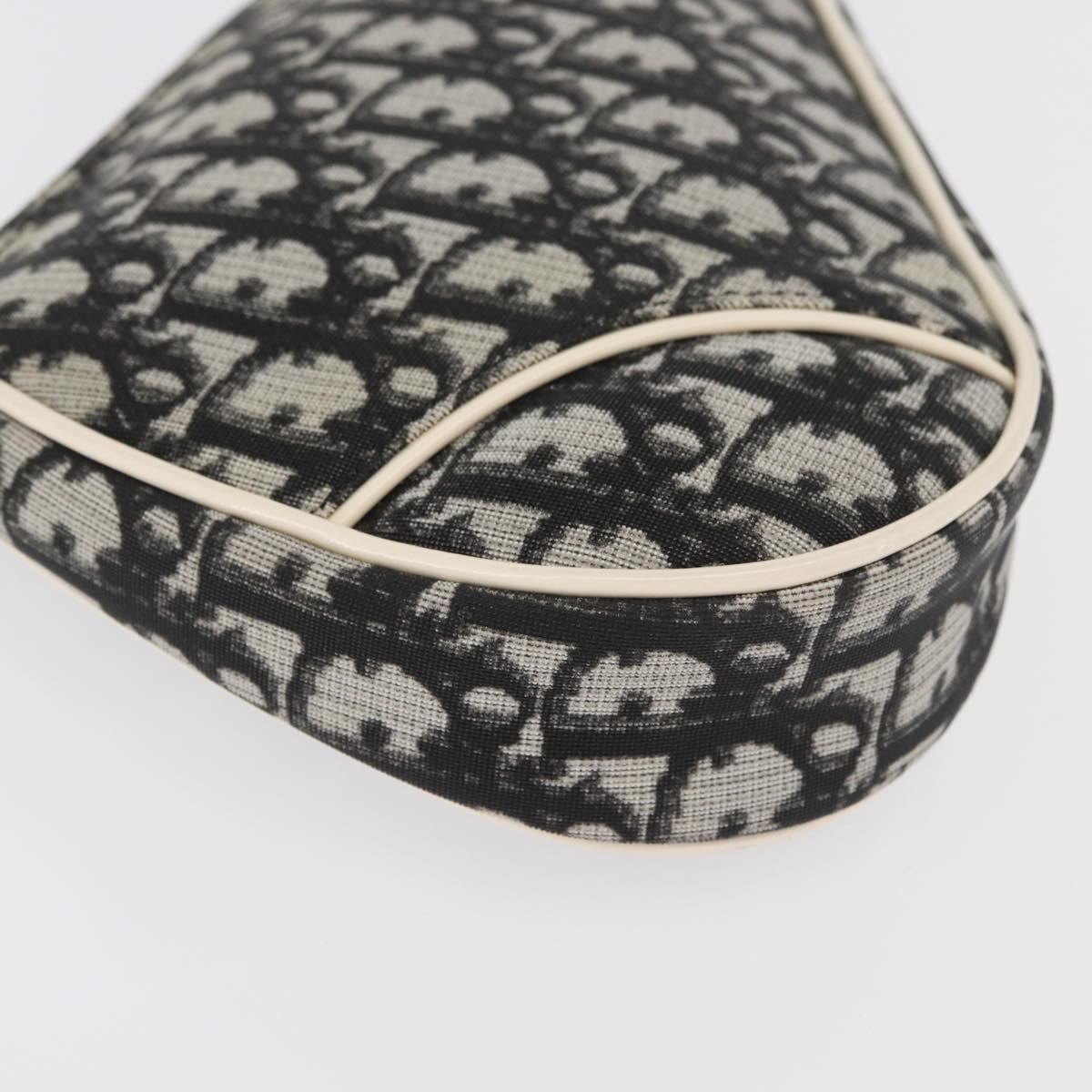Trotter Canvas-Satteltasche, Schwarz/Silber