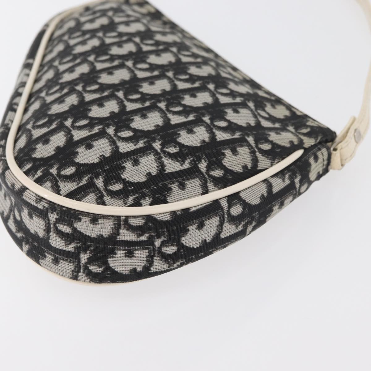 Trotter Canvas-Satteltasche, Schwarz/Silber
