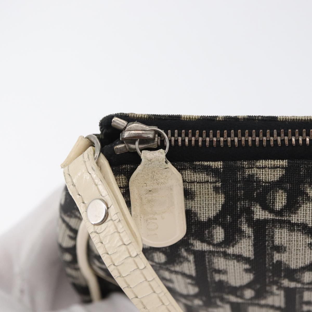 Trotter Canvas-Satteltasche, Schwarz/Silber