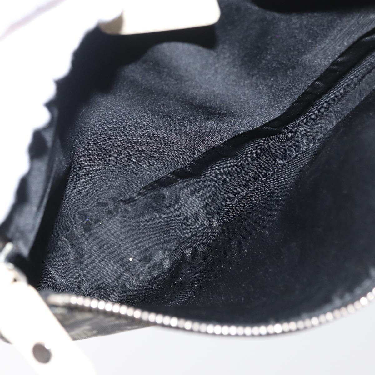 Trotter Canvas-Satteltasche, Schwarz/Silber