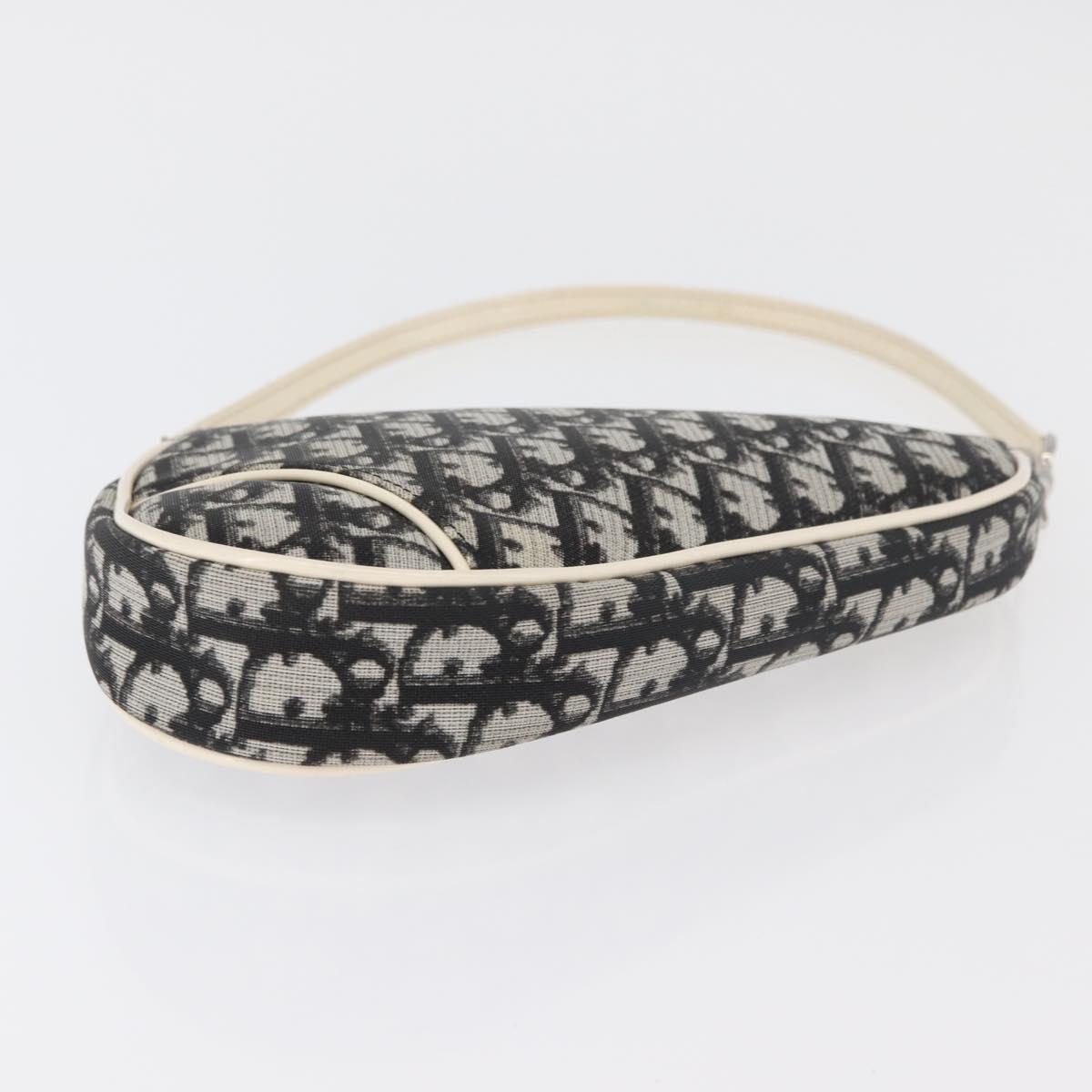 Trotter Canvas-Satteltasche, Schwarz/Silber