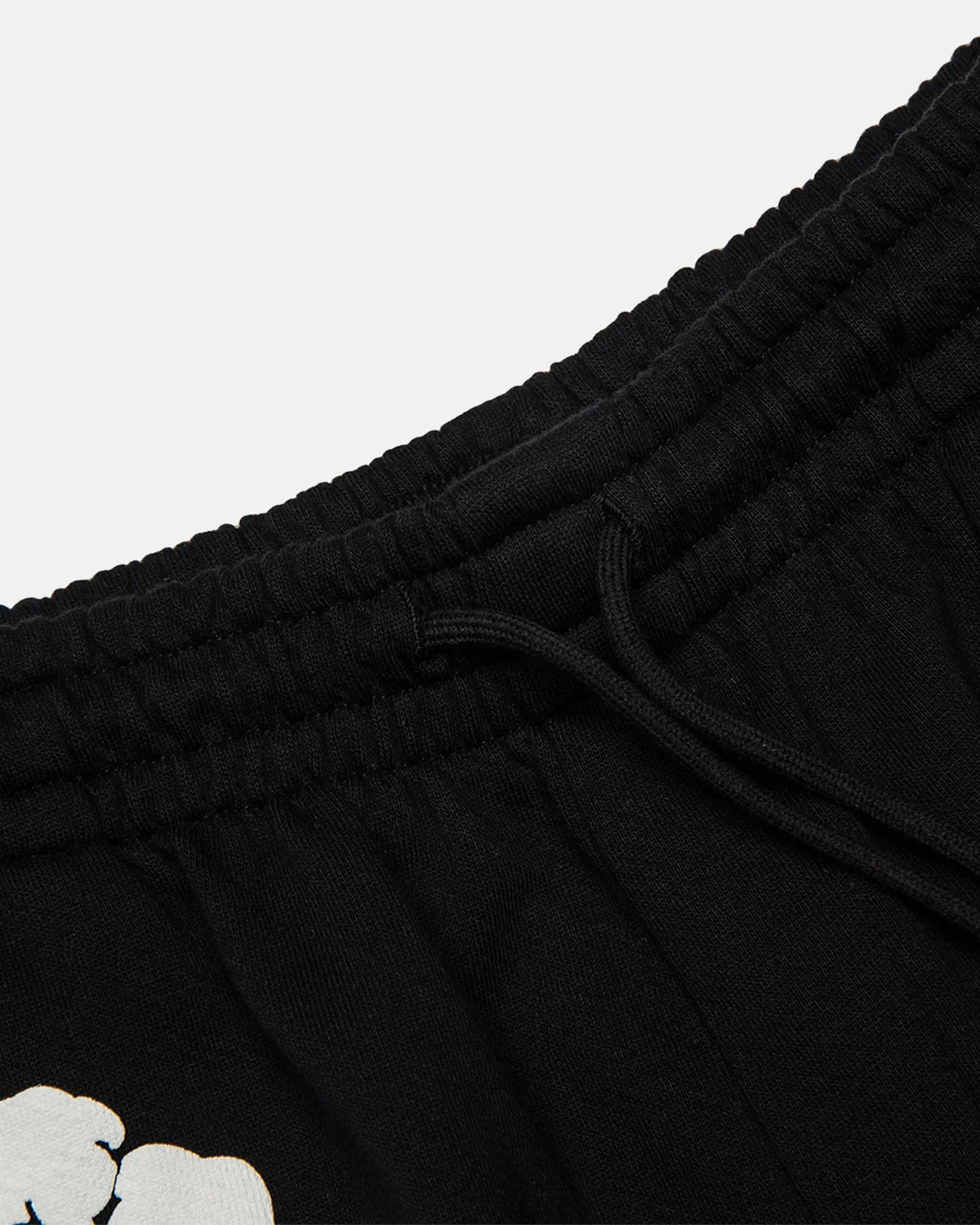 Die schwarzen Baumwoll-Wreath-Shorts