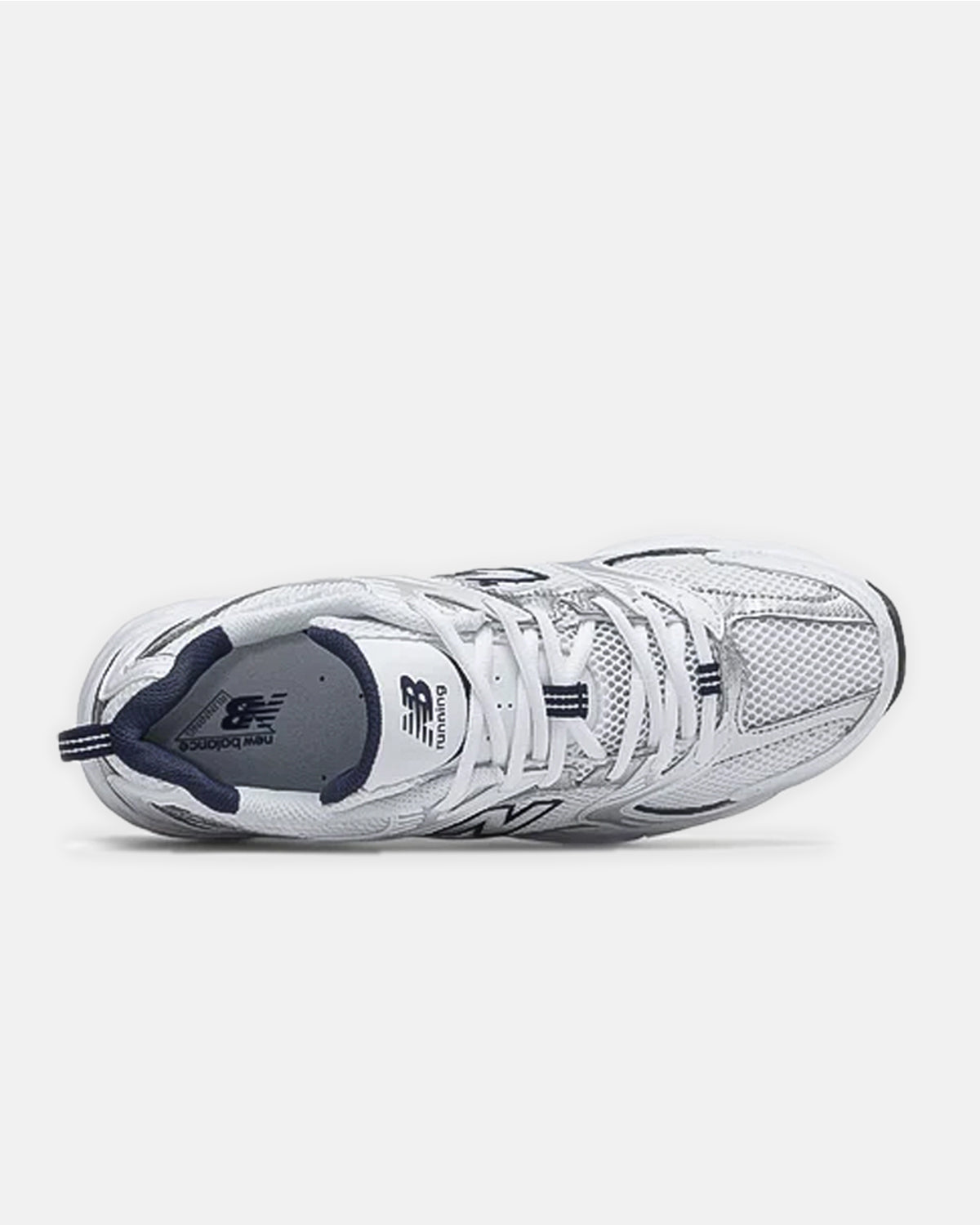 530 White Silver Navy