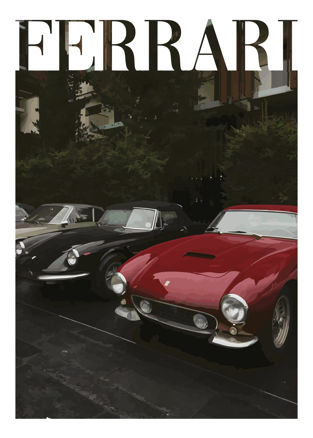 "Old Money Ferrari No.6" Poster