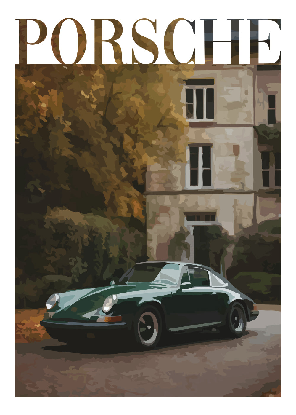 "Old Money Porsche No.1" Poster