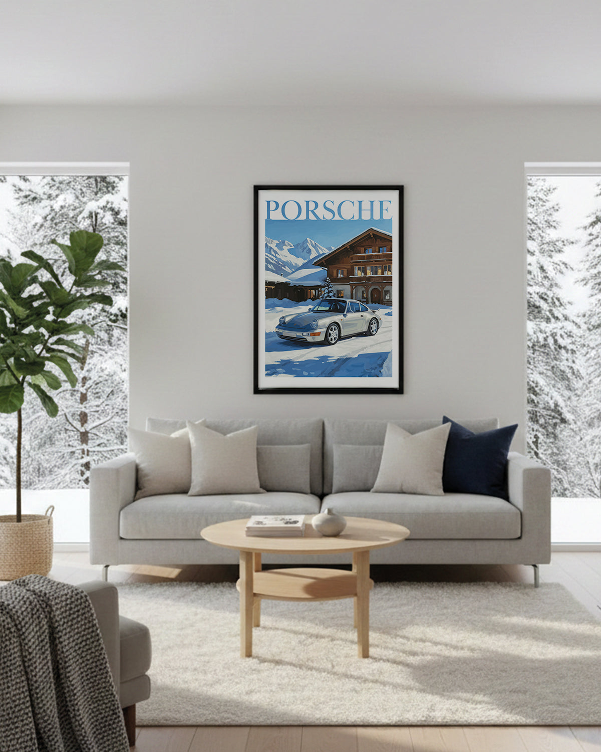 "Winter Porsche Nr.3" Poster