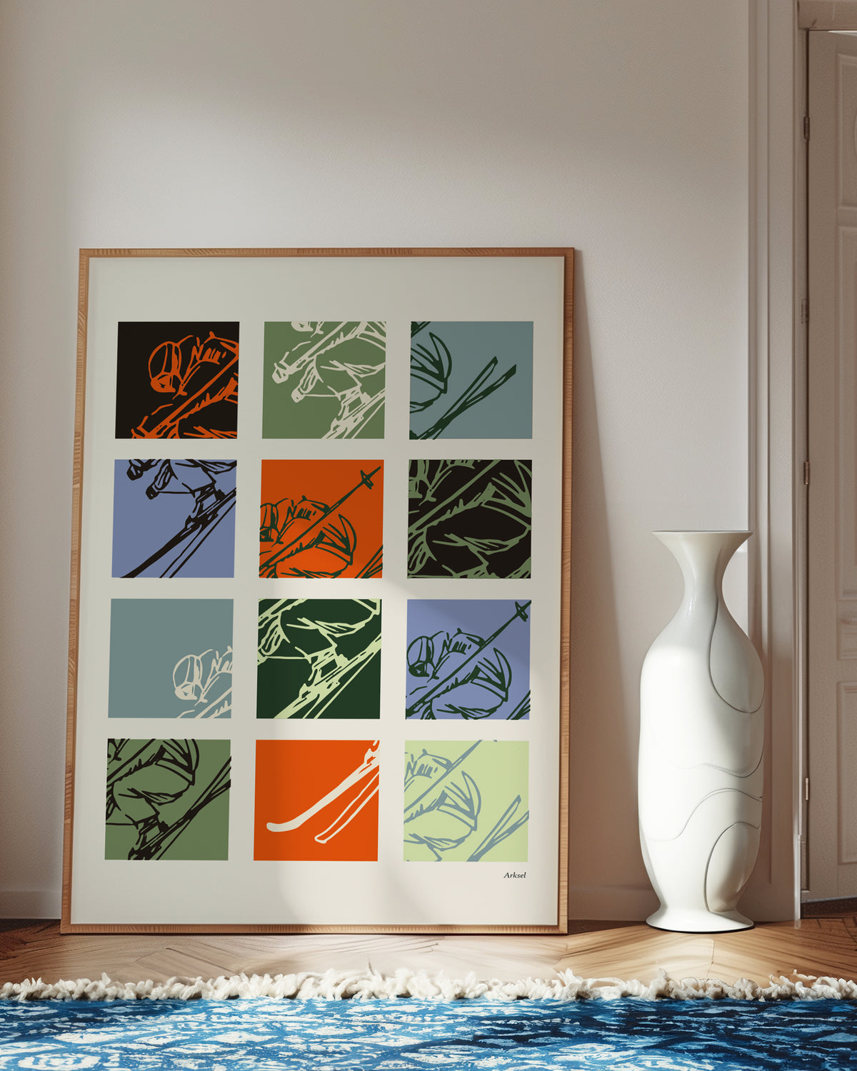 Skisquare-Plakat