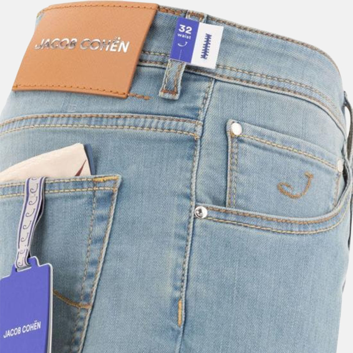 Scott Slim Cropped-Carrot Hellblau