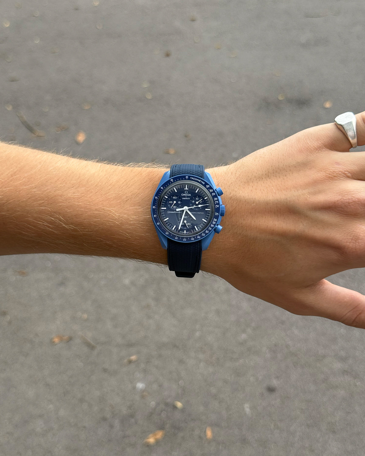 Klockband 2.0 till MoonSwatch – blå, 20 mm