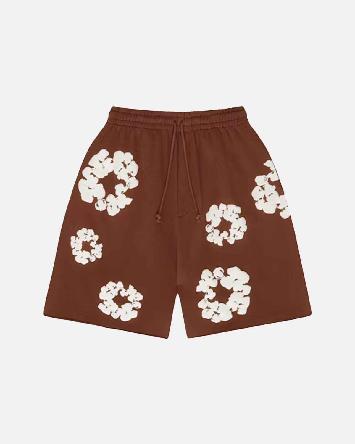 Die braunen Shorts „Cotton Wreath“