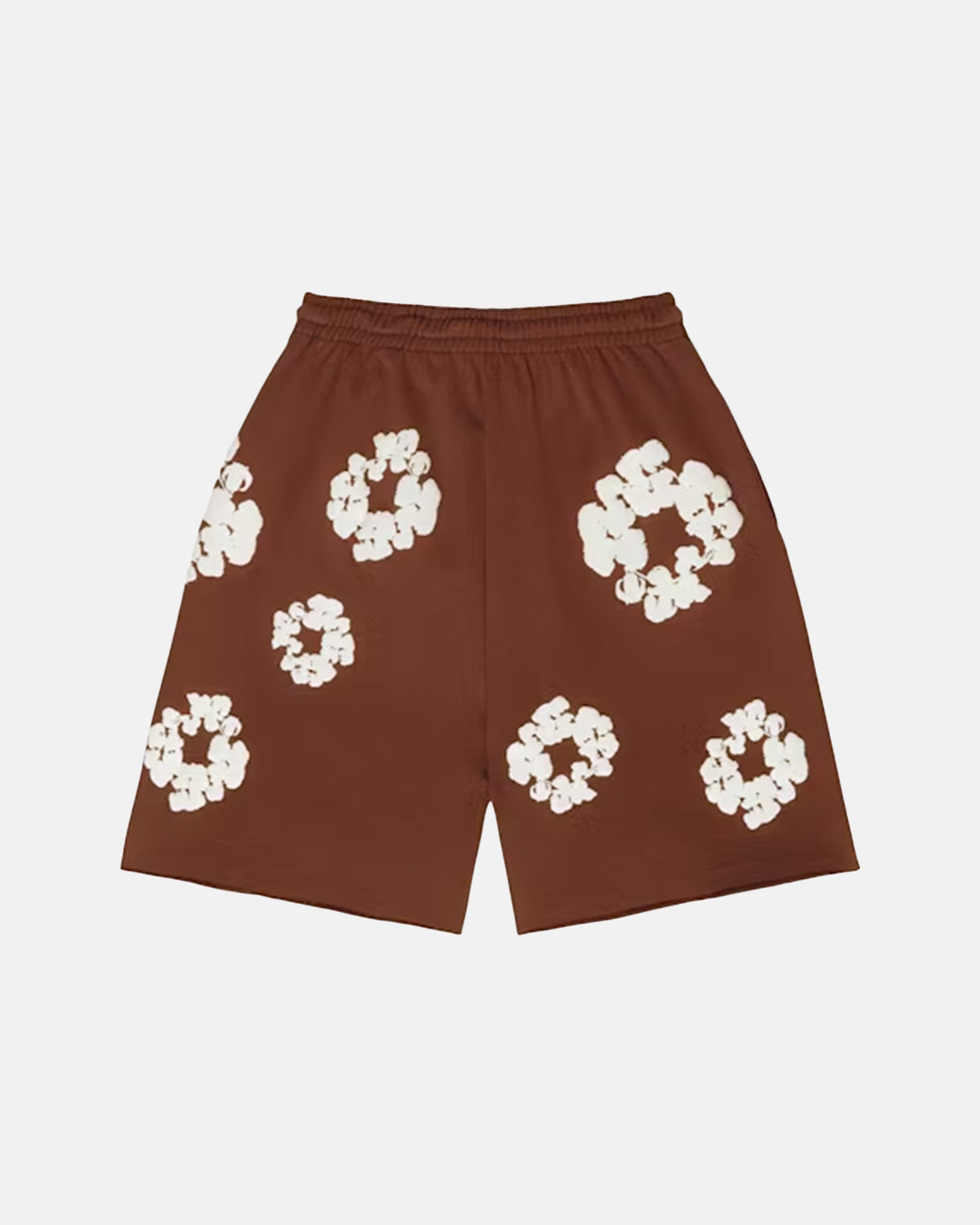 Die braunen Shorts „Cotton Wreath“