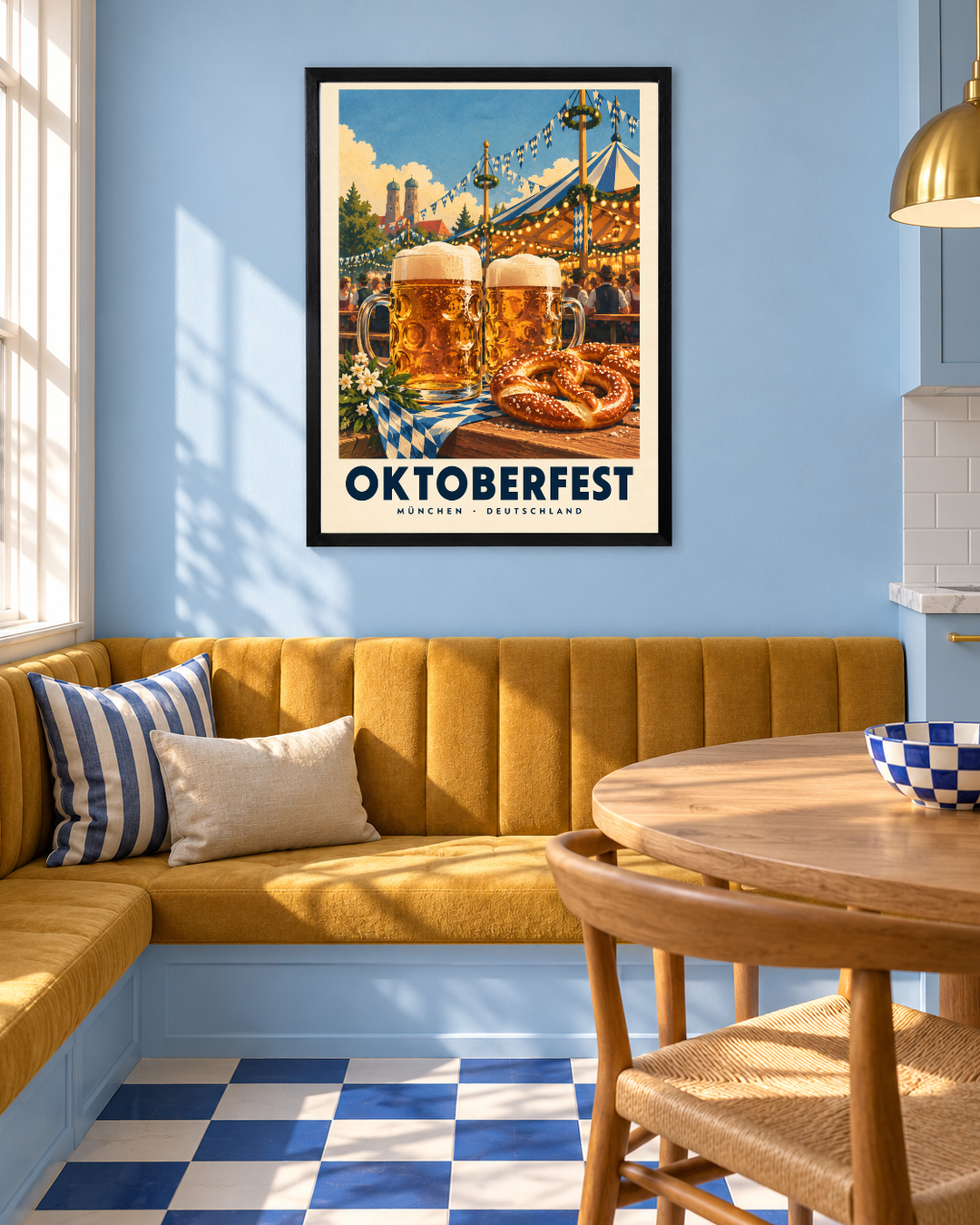 Oktoberfest från Kanva i inredd hemmiljö 2. Ram säljs separat.