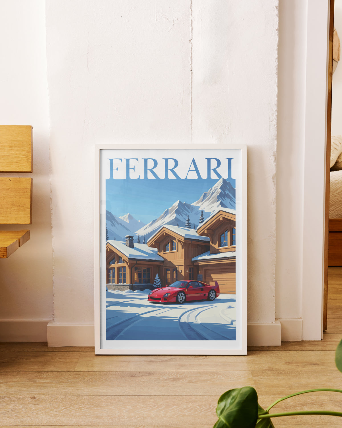 "Winter Ferrari No.2" Poster