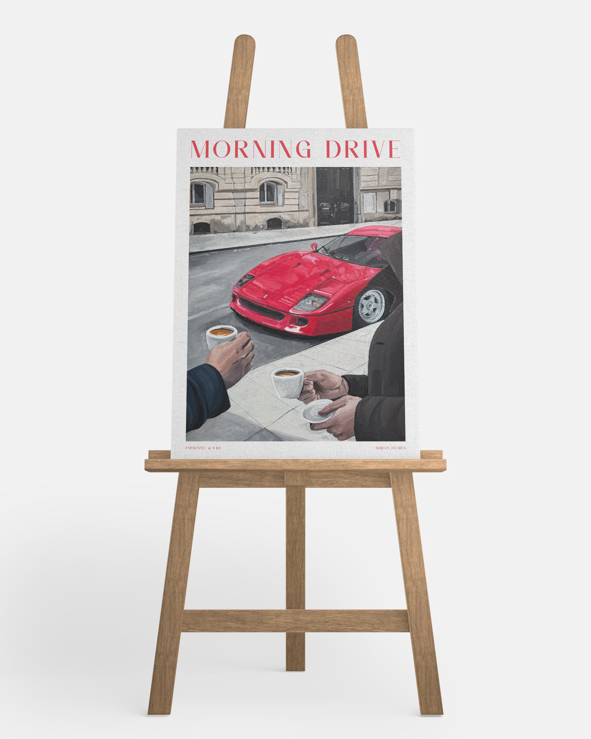 "Morning Drive" Leinwandbild