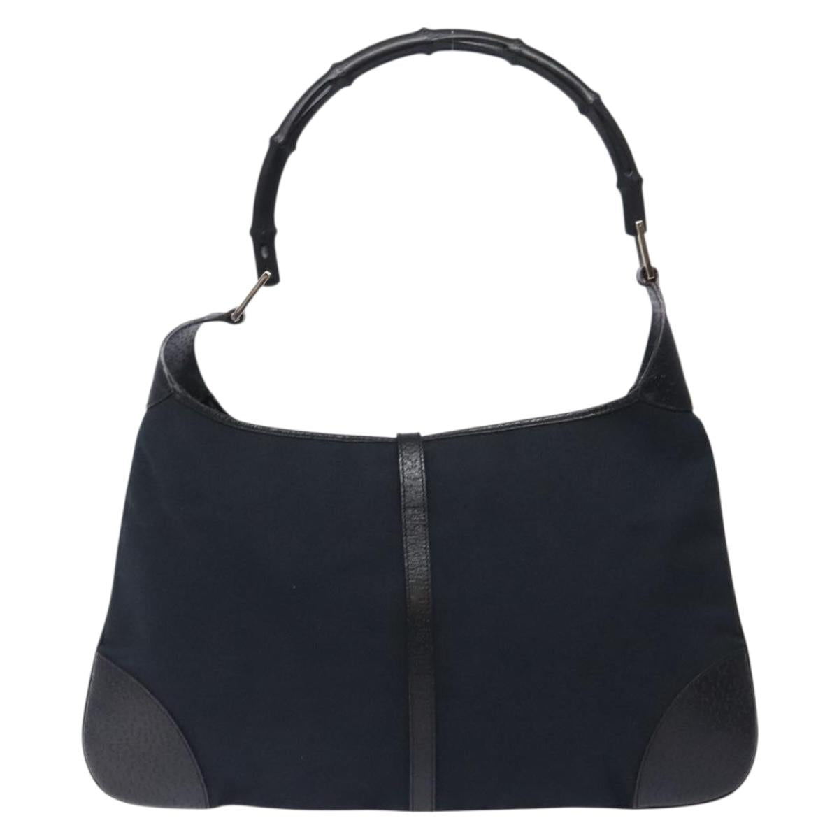 Handtasche Bamboo Jackie Schwarz Silber