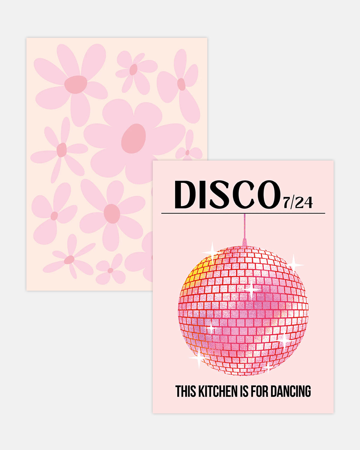"Pink Kitchen" Poster-Set