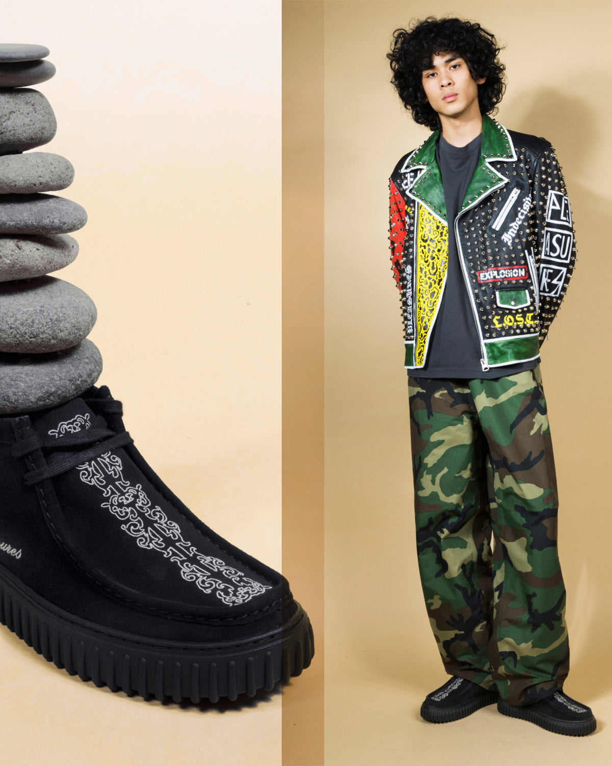 Torhill Woven G "Schwarzes Wildleder"