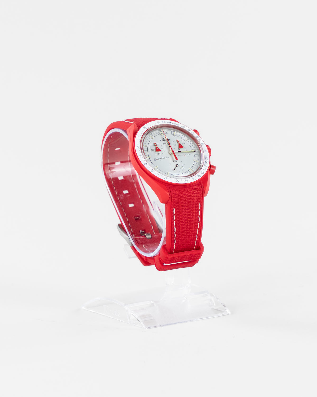 Klockband 2.0 till MoonSwatch – röd, 20 mm