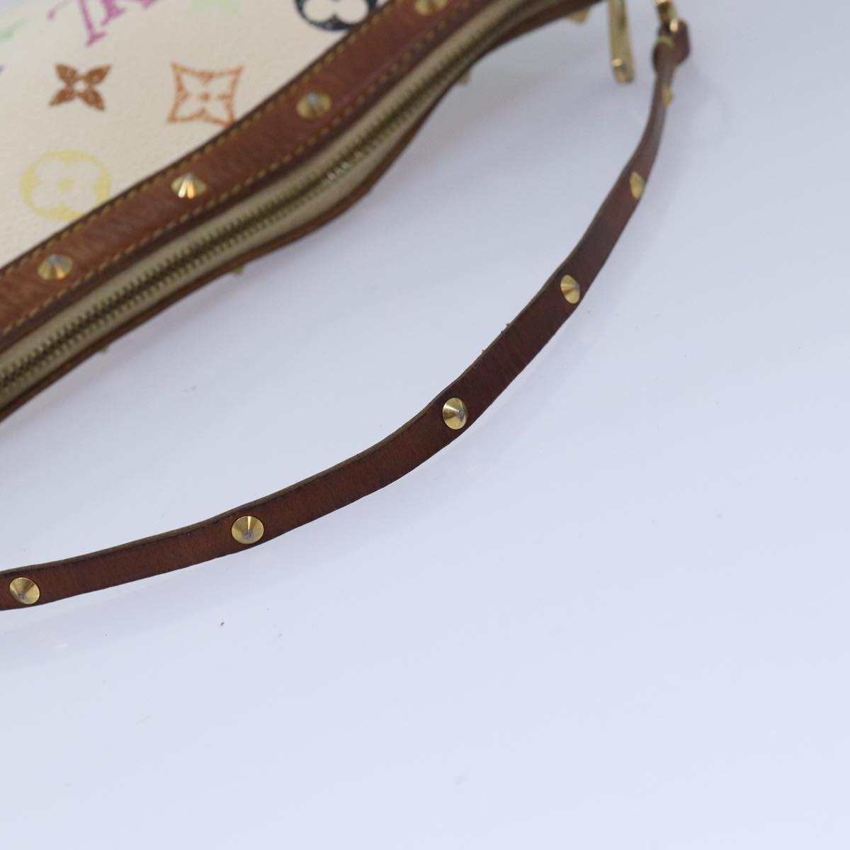 Monogram Multicolor Pochette-Täschchen Weiß