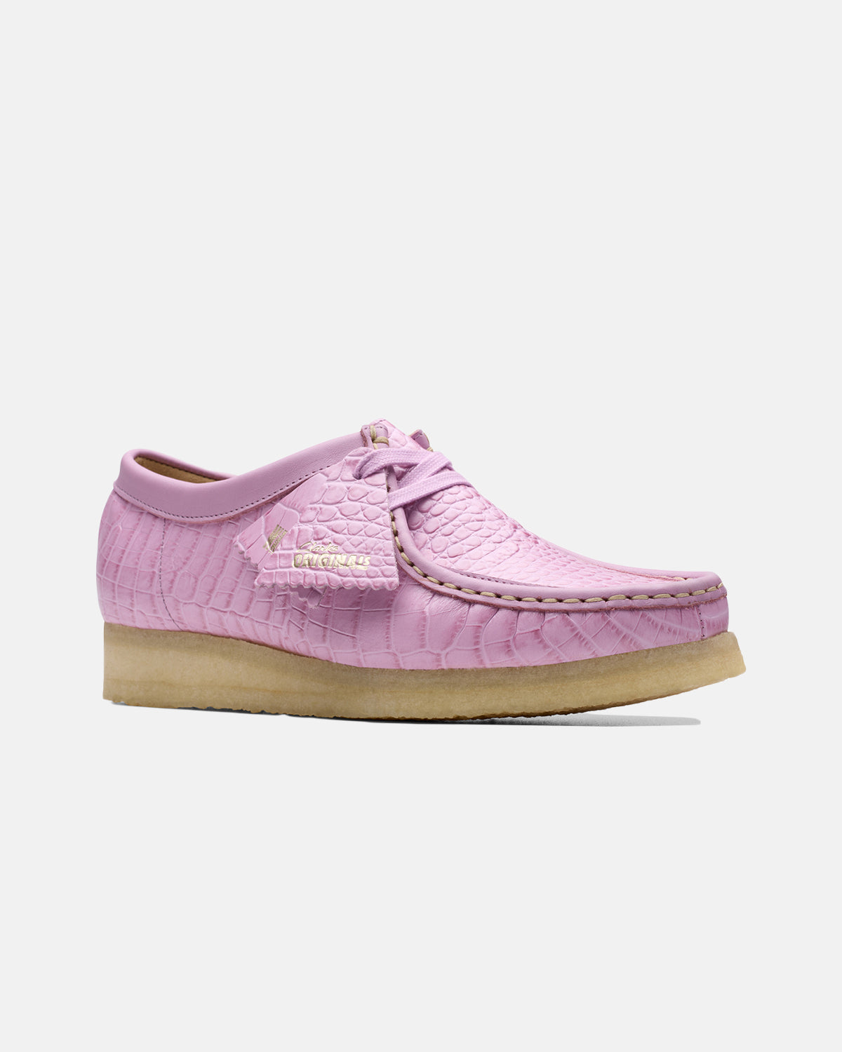 Wallabee D "Mauve Croc"
