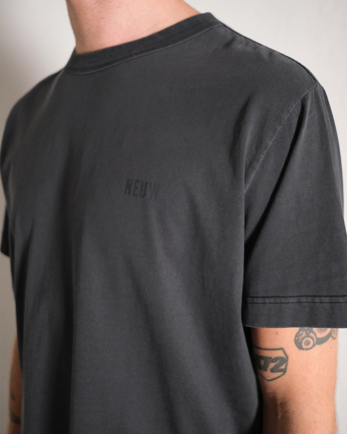Wordmark-T-Shirt „Washed Black“