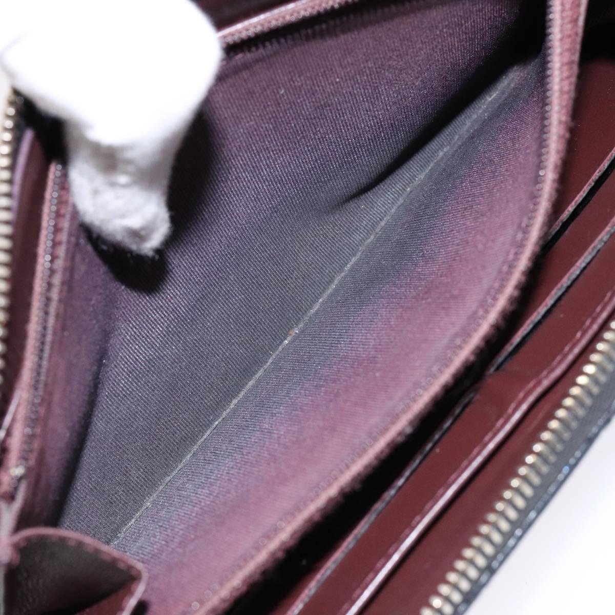 Long Wallet Caviarleder Schwarz Gold CC