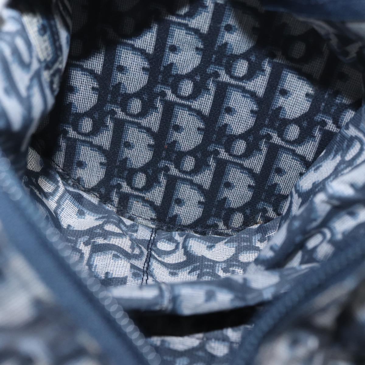 Trotter Canvas-Handtasche Navy/Silber