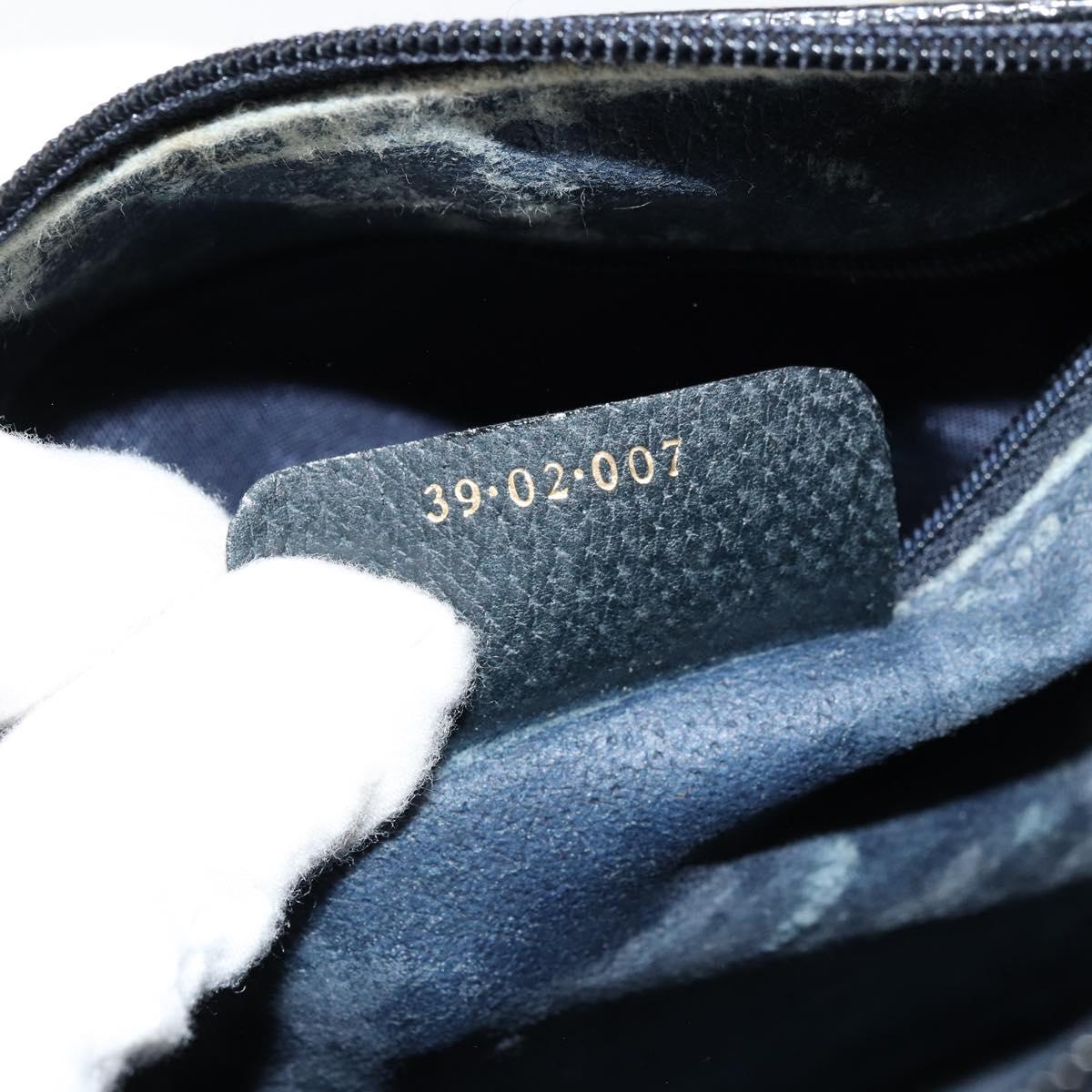 GG Supreme Sherry Line Handtasche aus PVC in Navy und Gold