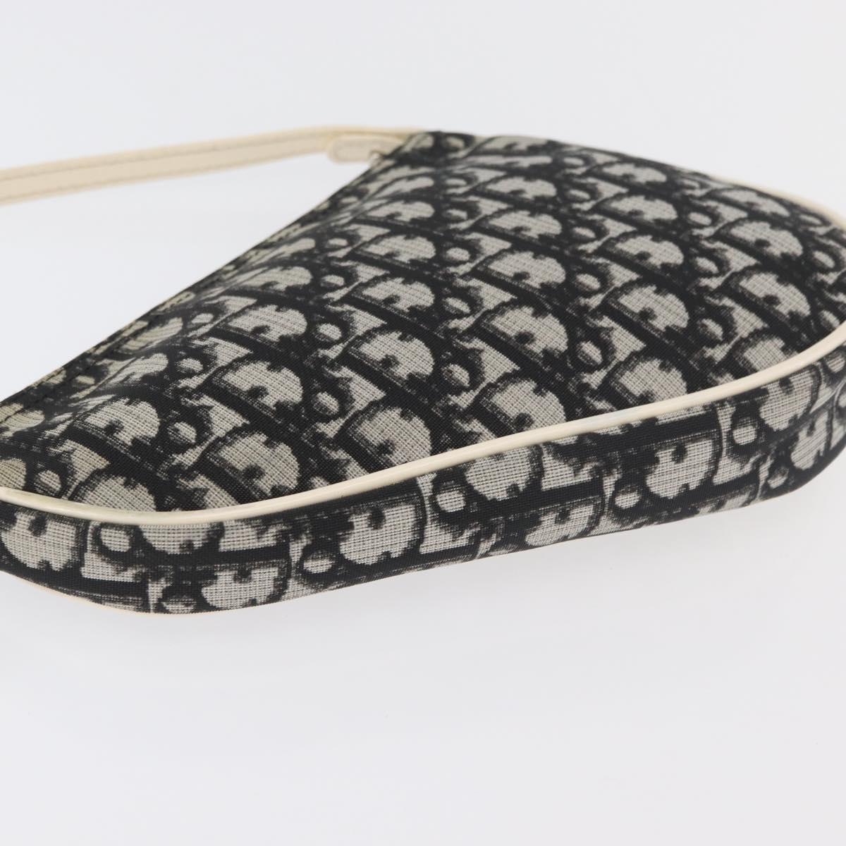 Trotter Canvas-Satteltasche, Schwarz/Silber