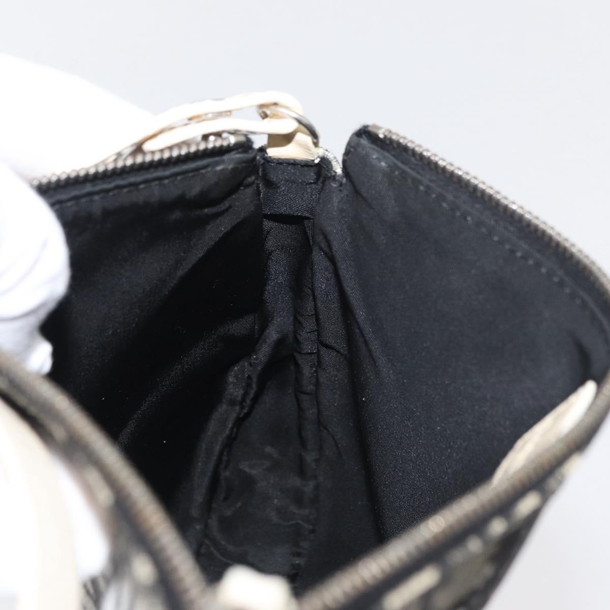 Trotter Canvas-Satteltasche, Schwarz/Silber