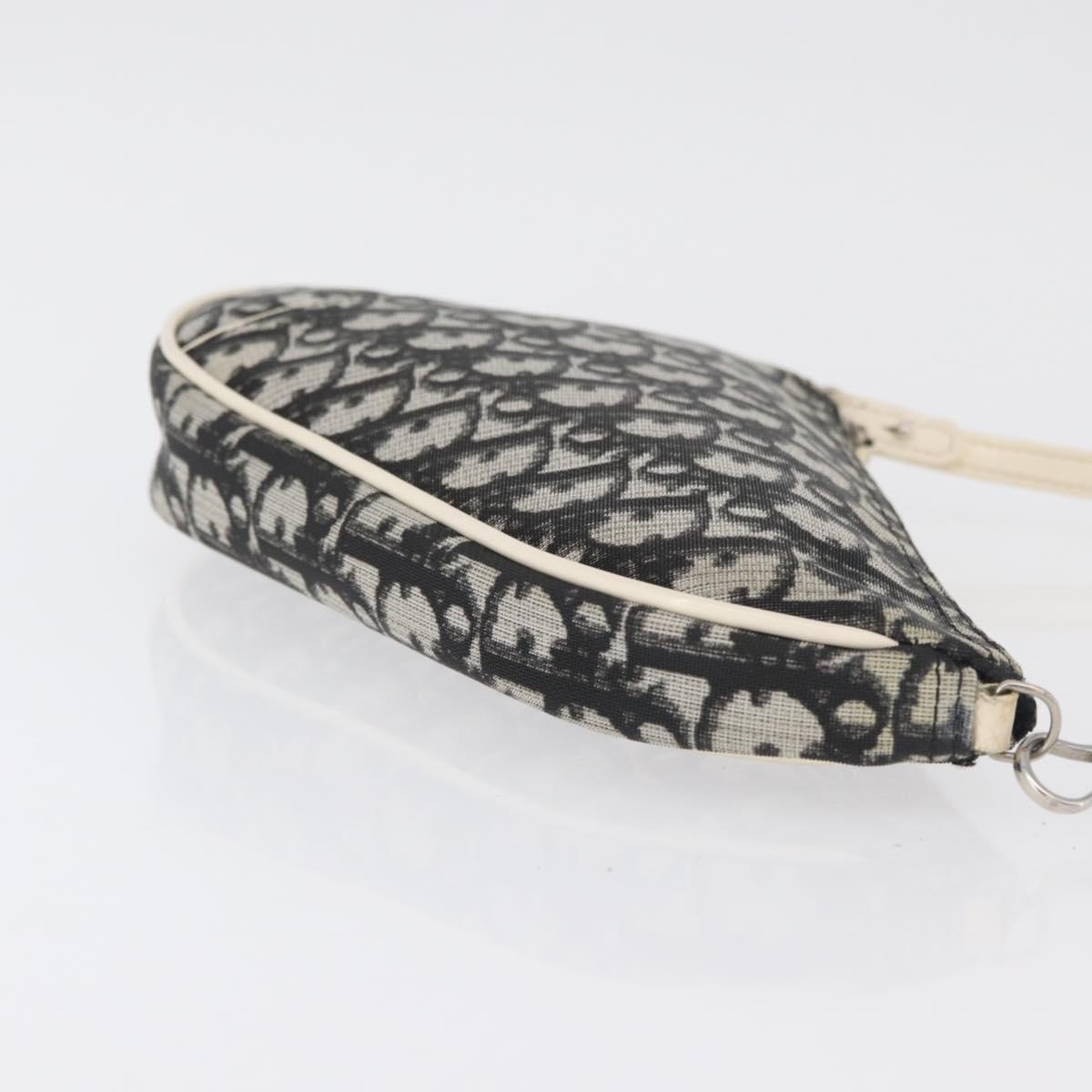 Trotter Canvas-Satteltasche, Schwarz/Silber