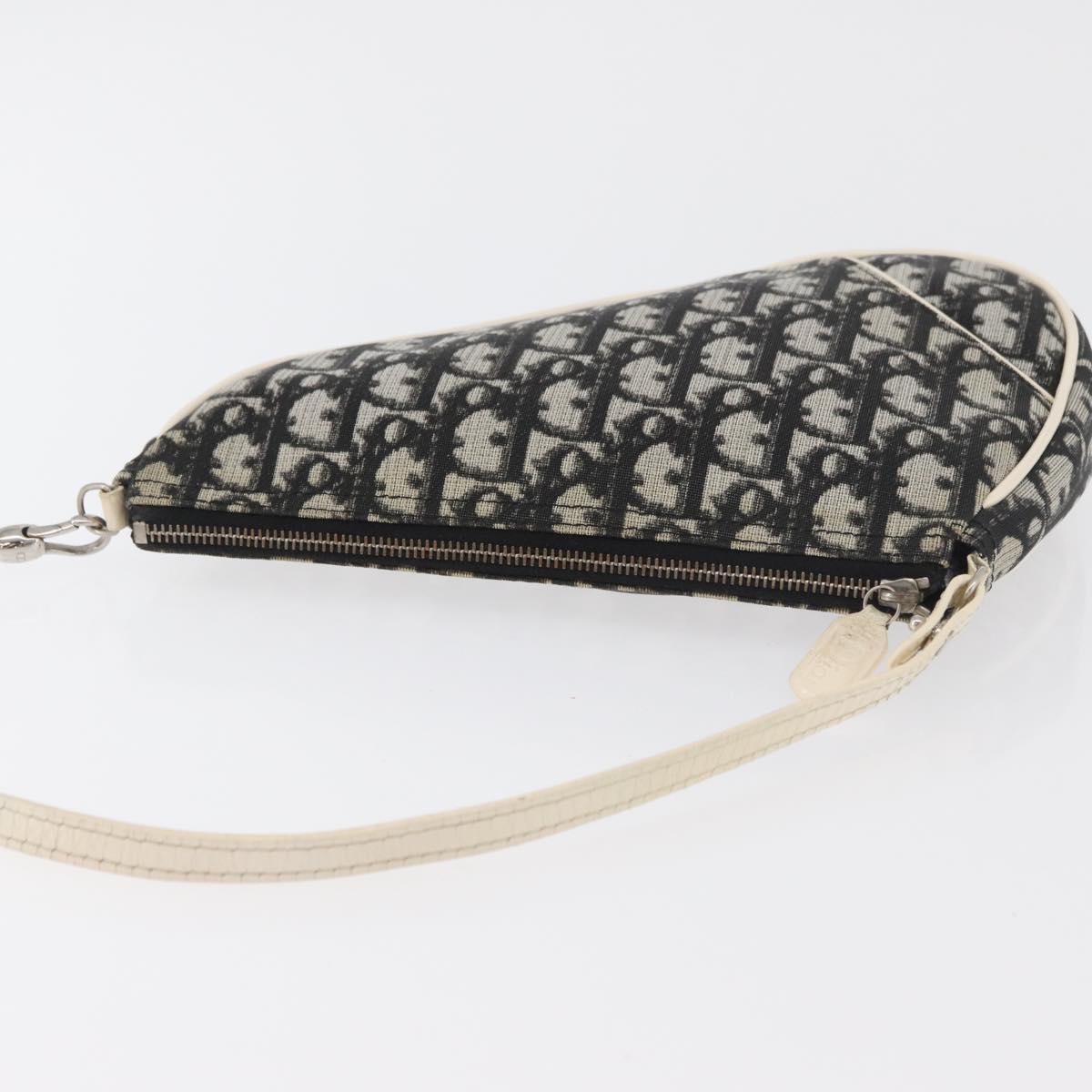 Trotter Canvas-Satteltasche, Schwarz/Silber