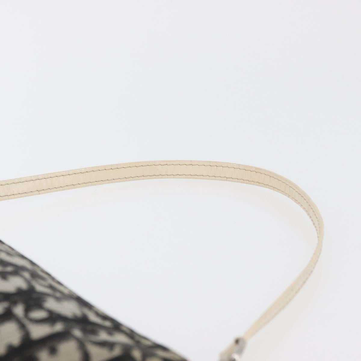 Trotter Canvas-Satteltasche, Schwarz/Silber