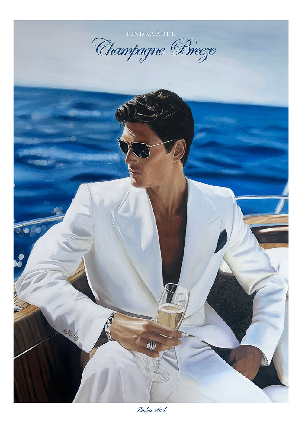 "Champagne Breeze" Poster