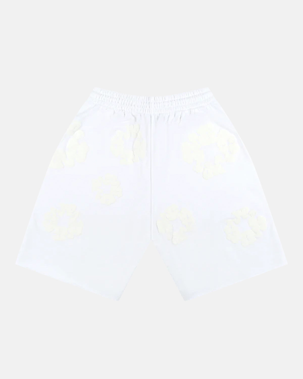Die weißen Baumwollshorts „Wreath“