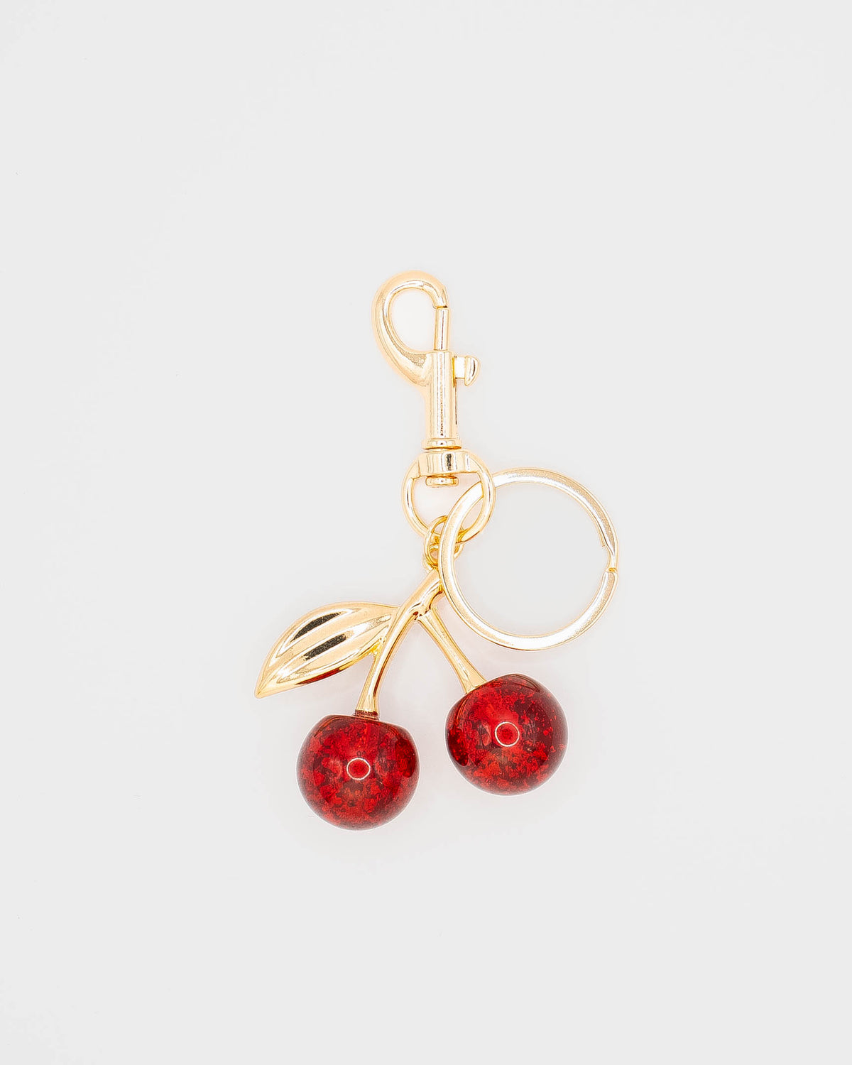 Glass Cherry Bag Charm – väsksmycke
