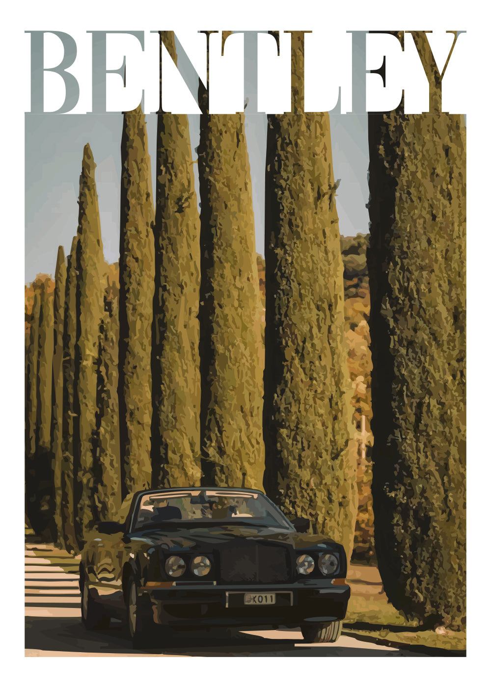 "Old Money Bentley No.2" Poster
