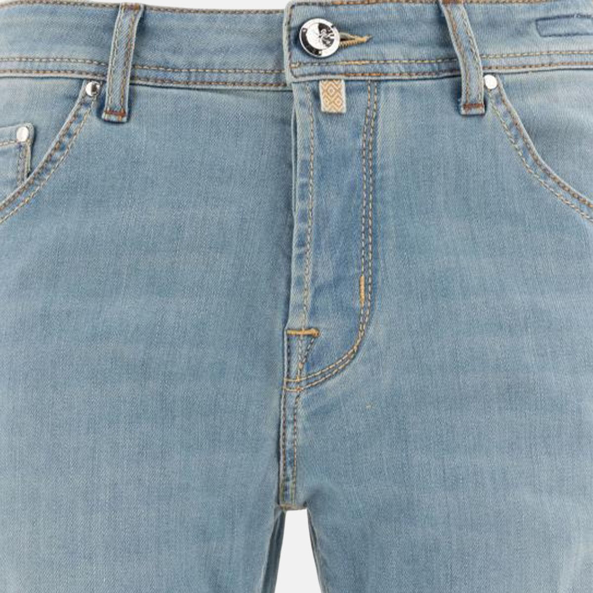 Scott Slim Cropped-Carrot Hellblau