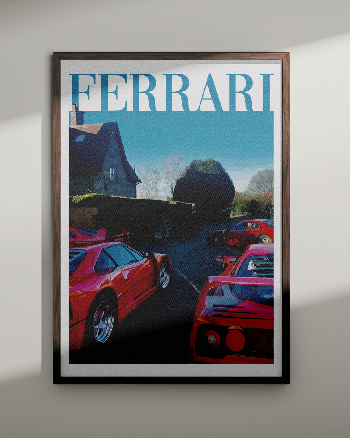 „Old Money Ferrari No.4“ Poster