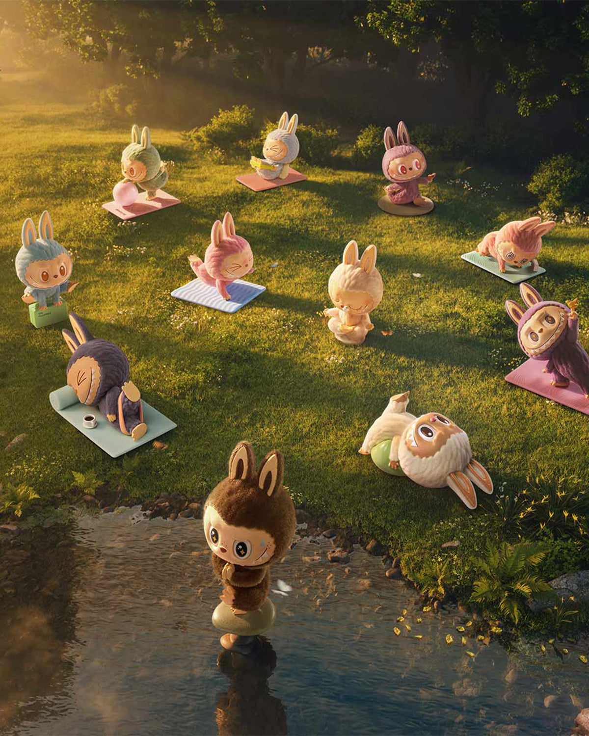 Labubu The Monsters Lazy Yoga Blind Box