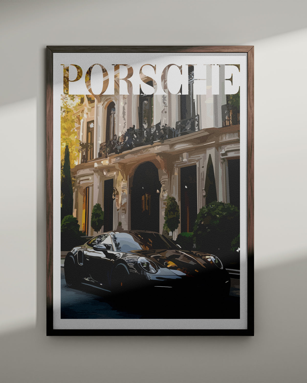 "Old Money Porsche No.5" Poster