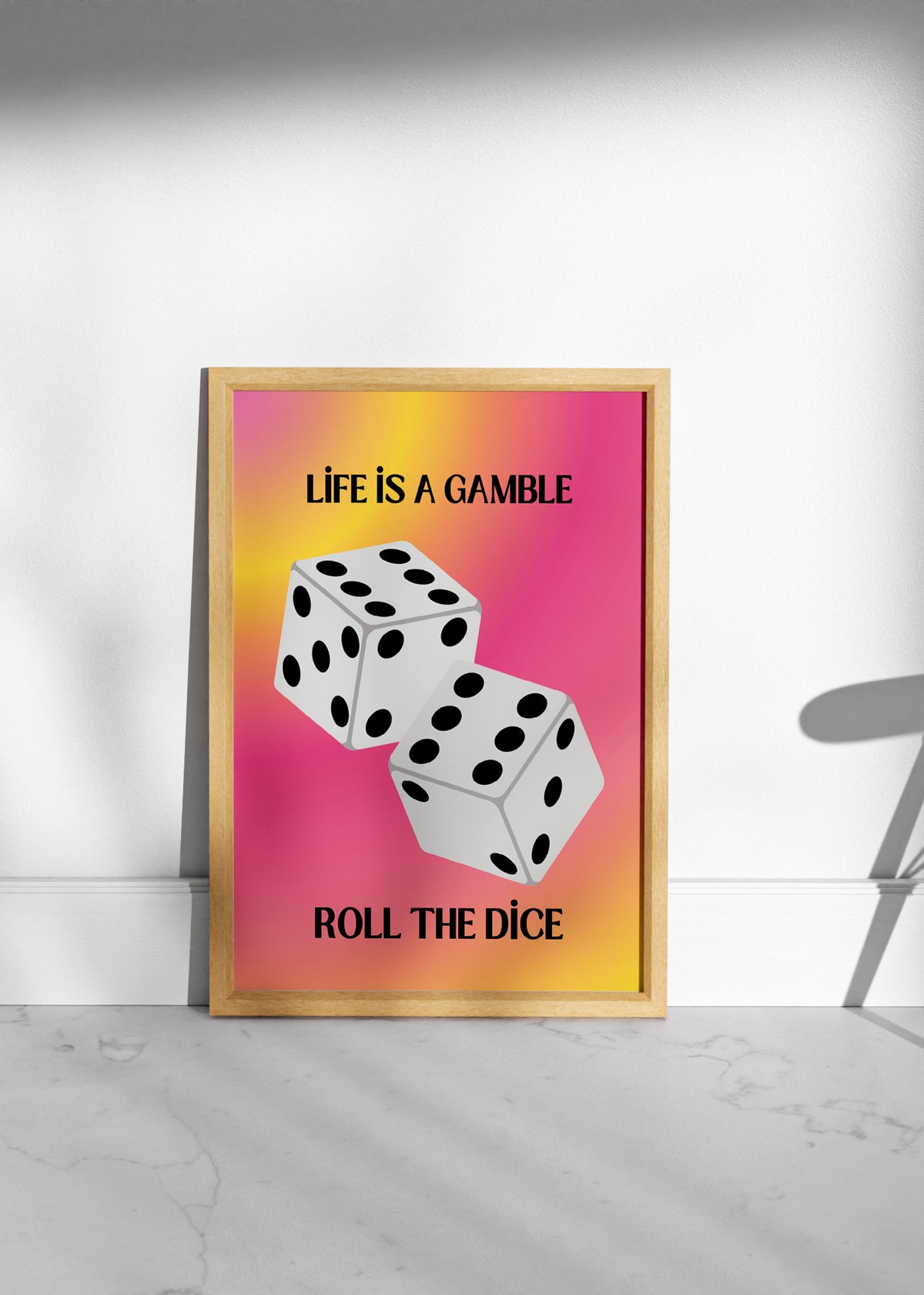 Würfle Poster