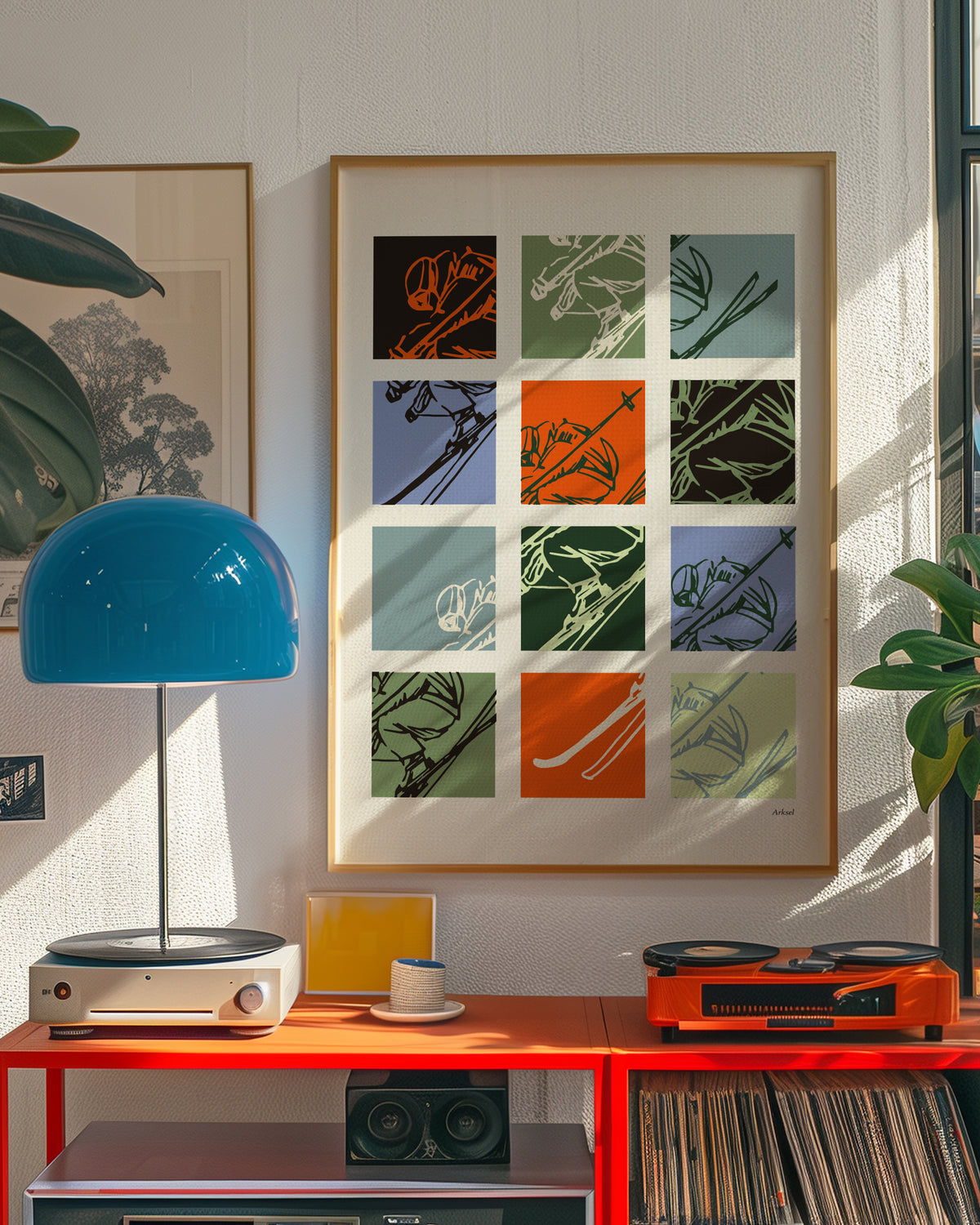 Skisquare-Plakat