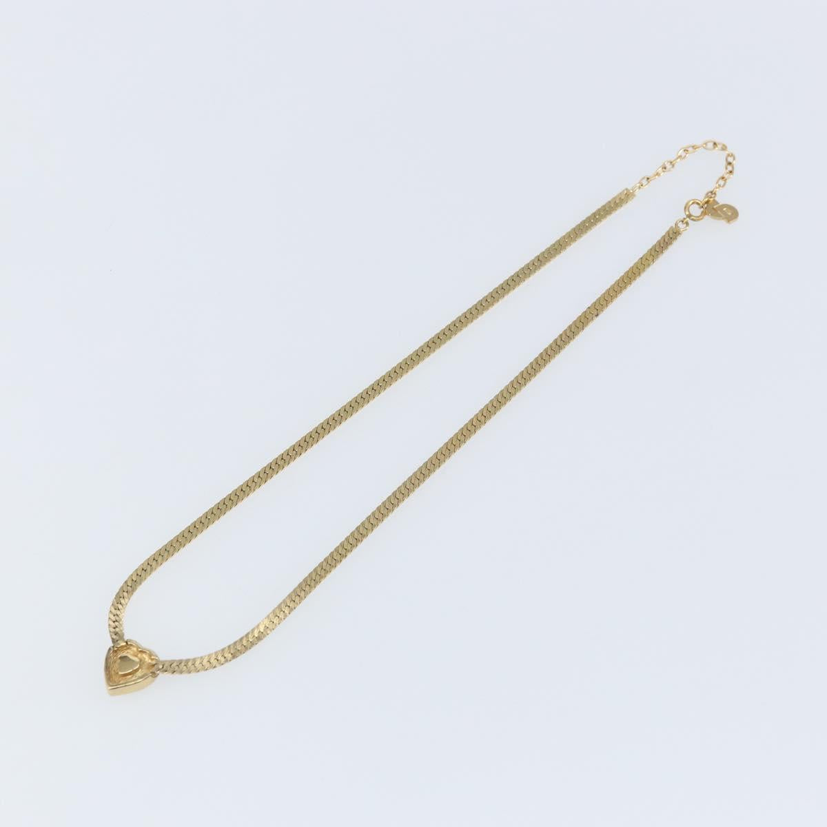 Necklace metal Gold Tone