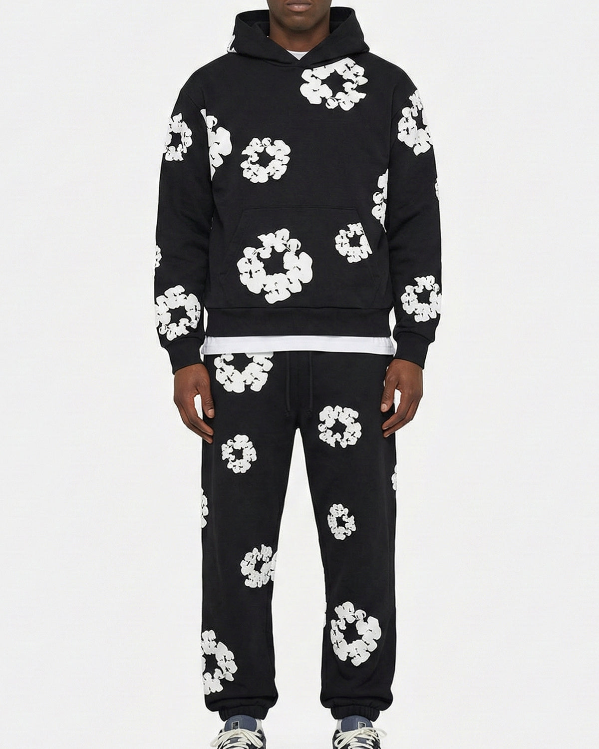 The Cotton Wreath Black Tracksuit
