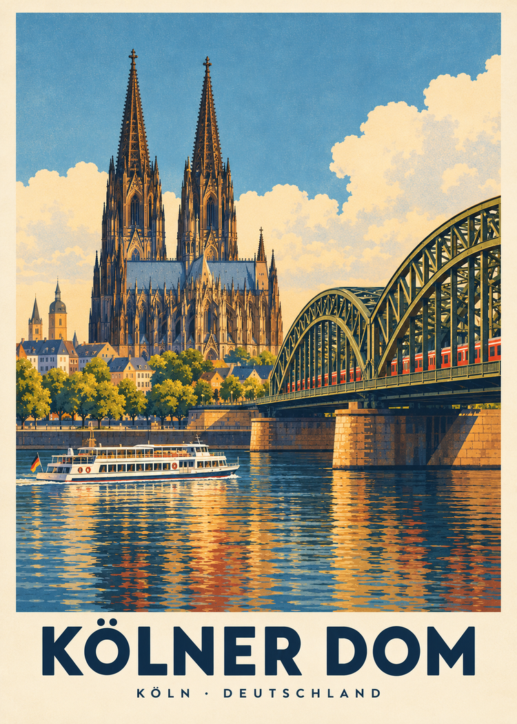 "Kölner Dom" Poster