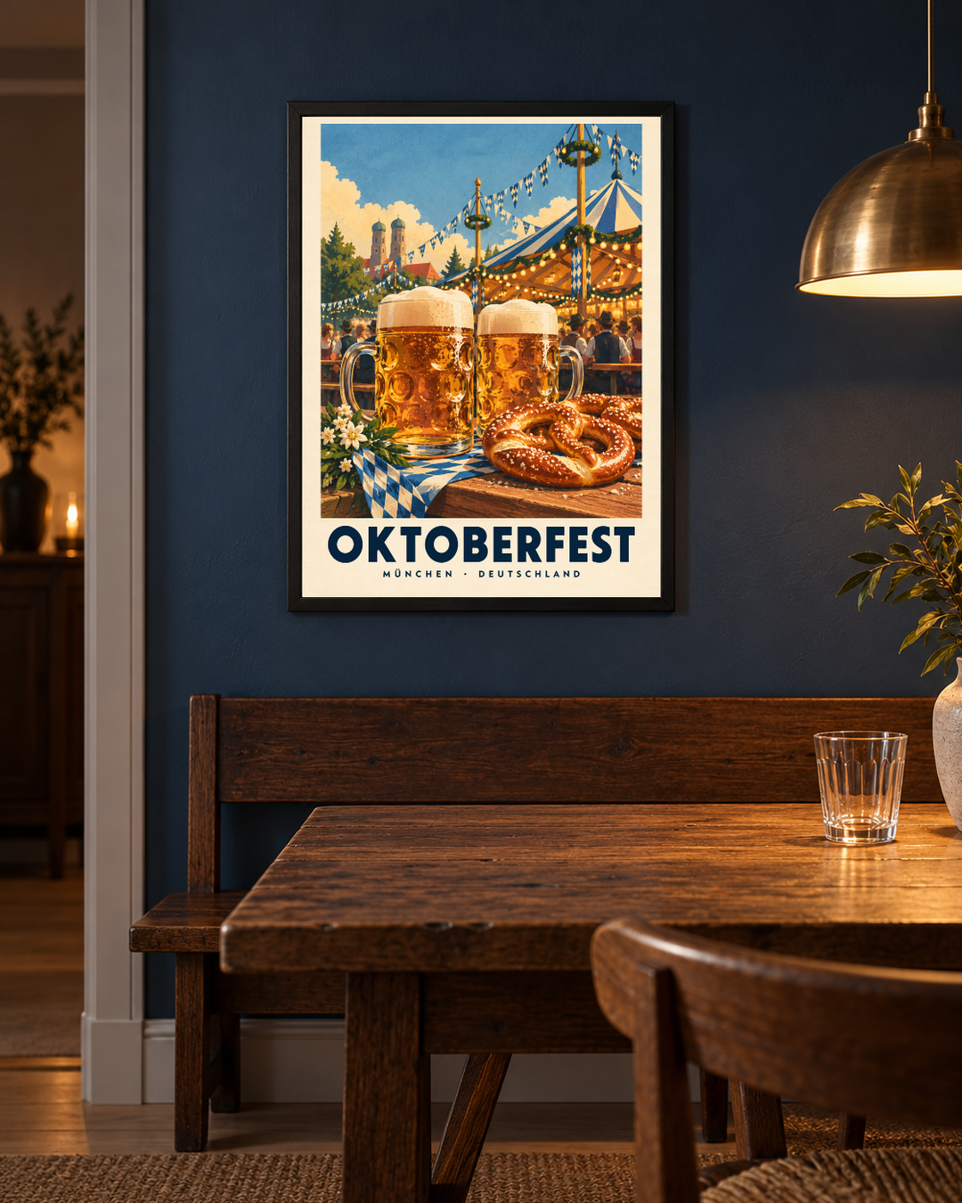 Oktoberfest från Kanva i inredd hemmiljö 1. Ram säljs separat.